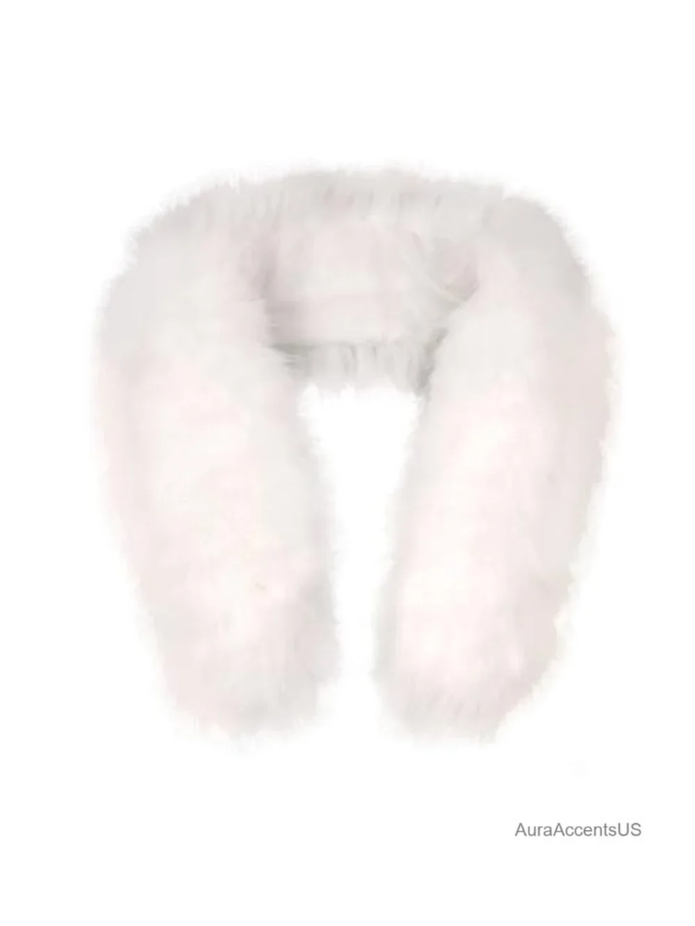 Faux Fur Collar Scarf Shawl Winter Neck Warmer Women